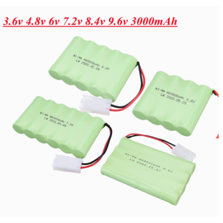 3.6v 3000mah Rechar Ni-MH-batterijpak Universele Connector 18650-batterij 2 Pakken