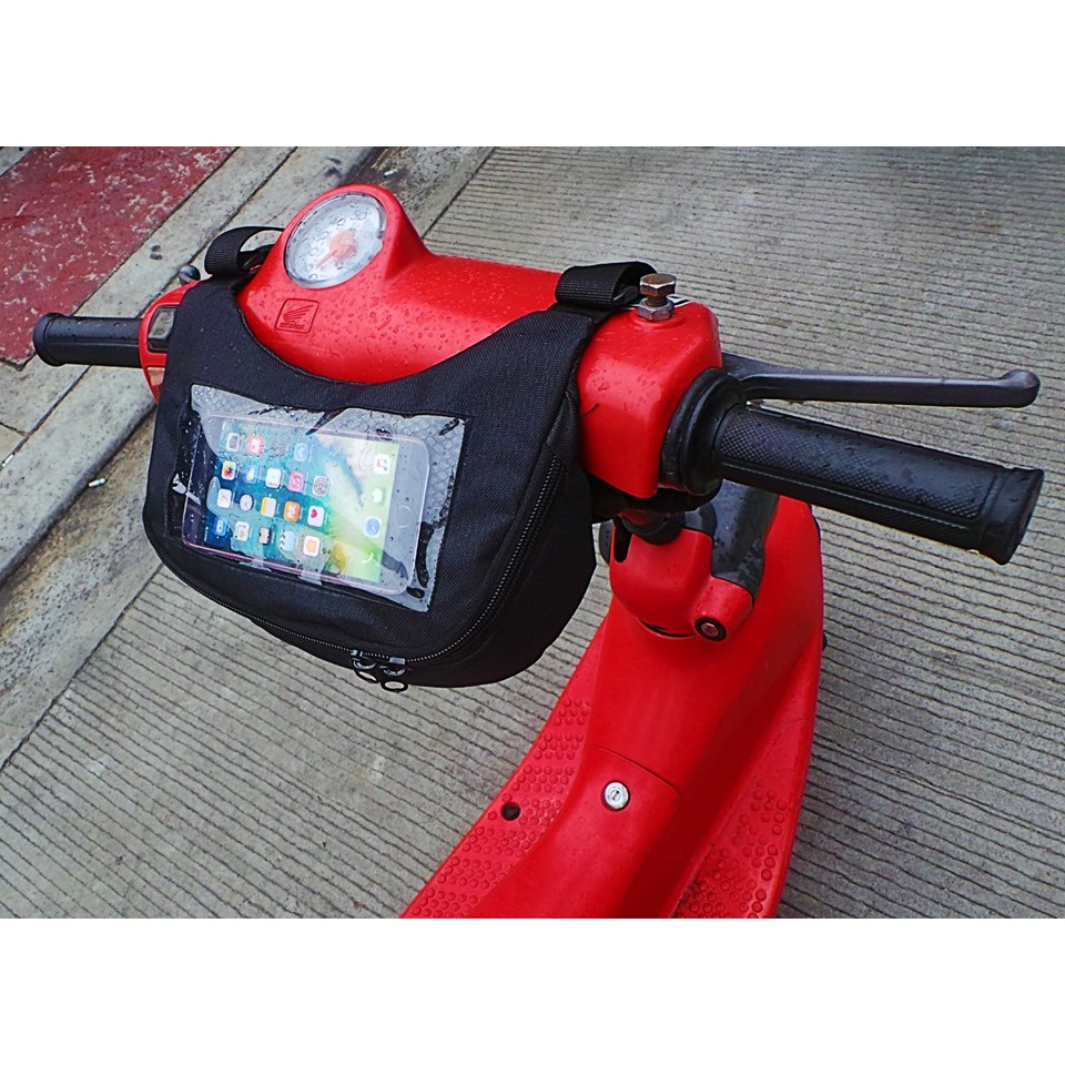 Motorcycle Handlebar Bag/ Navigator Bag with Cellphone Holder Splash
