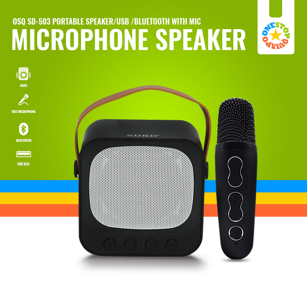 Portable speaker sd sales card