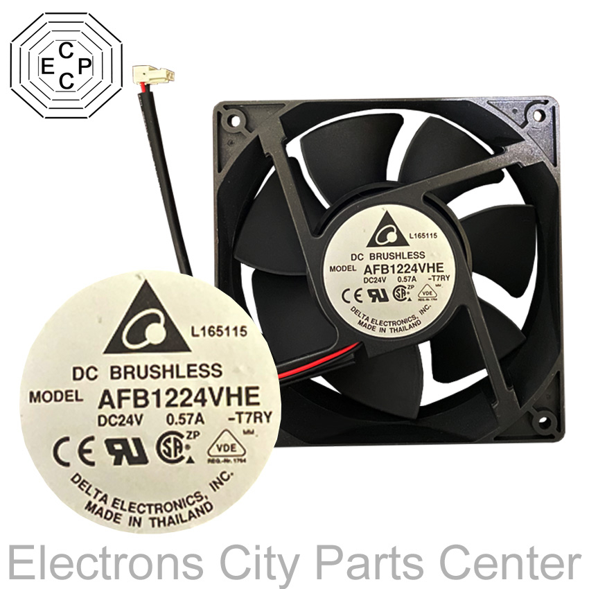 DELTA ELECTRONICS DC BRUSHLESS FAN AXIAL 120X38MM 24VDC 0.57A ...