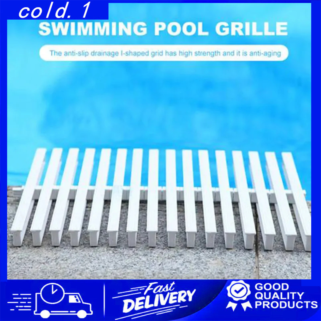 Swimming Pool Overflow Grid Nonslip Board Water Drain Grille Swimming