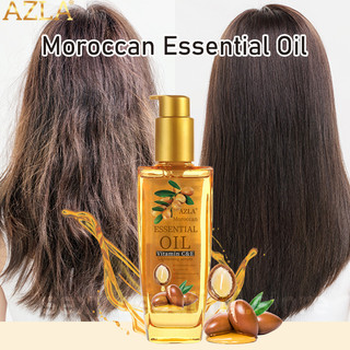 AZLA Moroccan Argan Oil Hair Care Essential Oil Nourish Repair Damaged ...
