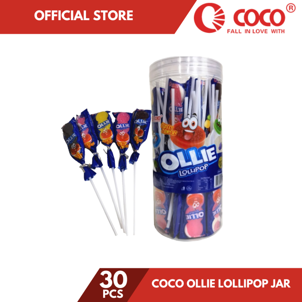 Coco Ollie Lollipop Jar 30's Per Jar Shopee Philippines