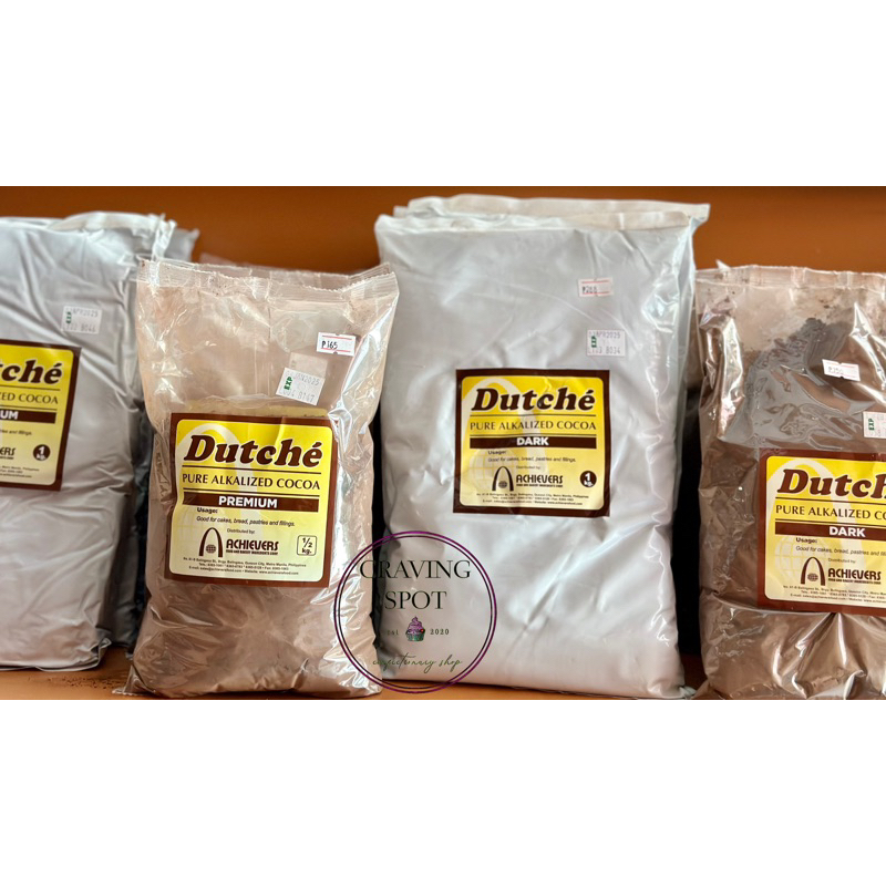 DUTCHE PURE ALKALIZED COCOA POWDER 1KG and 500G/Expiration Date 2024