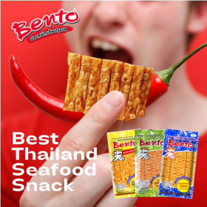BENTO Squid Seafood Thailand Snack 4g | Shopee Philippines
