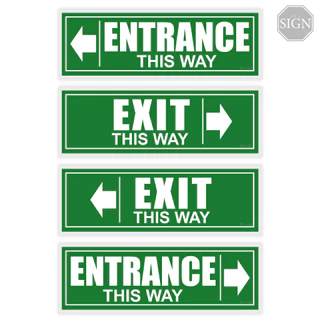 Shop entrance exit signage for Sale on Shopee Philippines