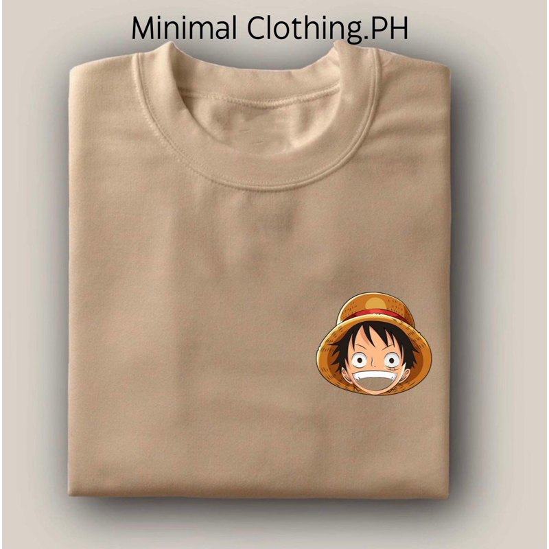 luffy Aesthetic minimalist T-shirt Statement Tees unisex high quality ...