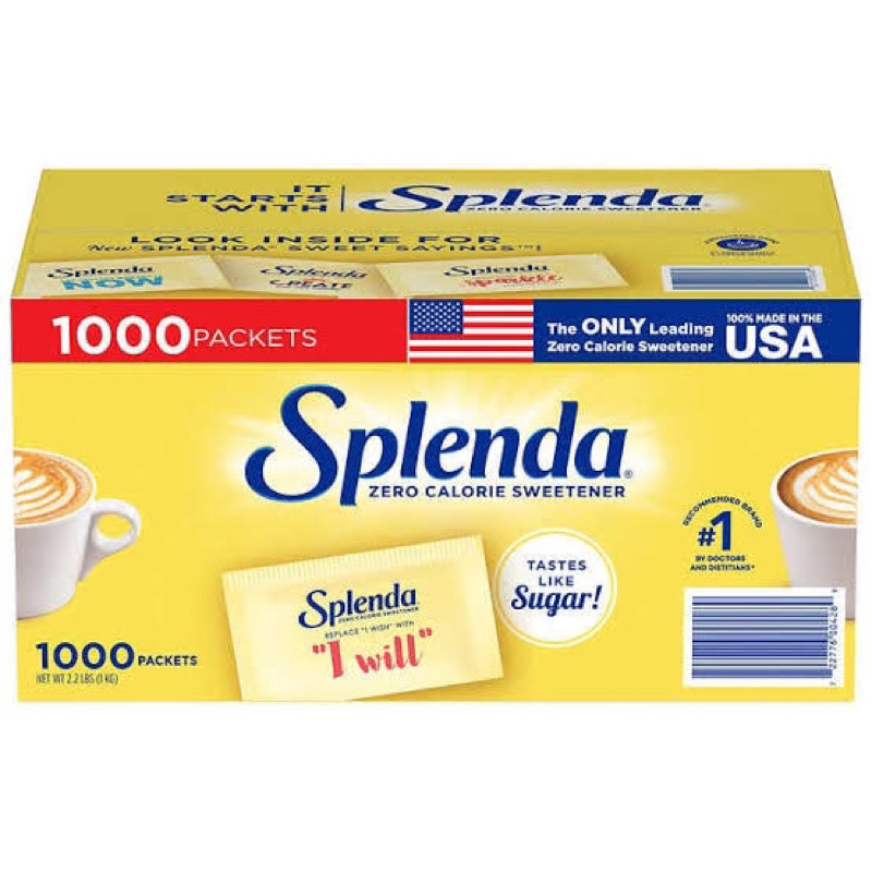 Splenda Zero Calories Sugar Sachet 100pcs Shopee Philippines
