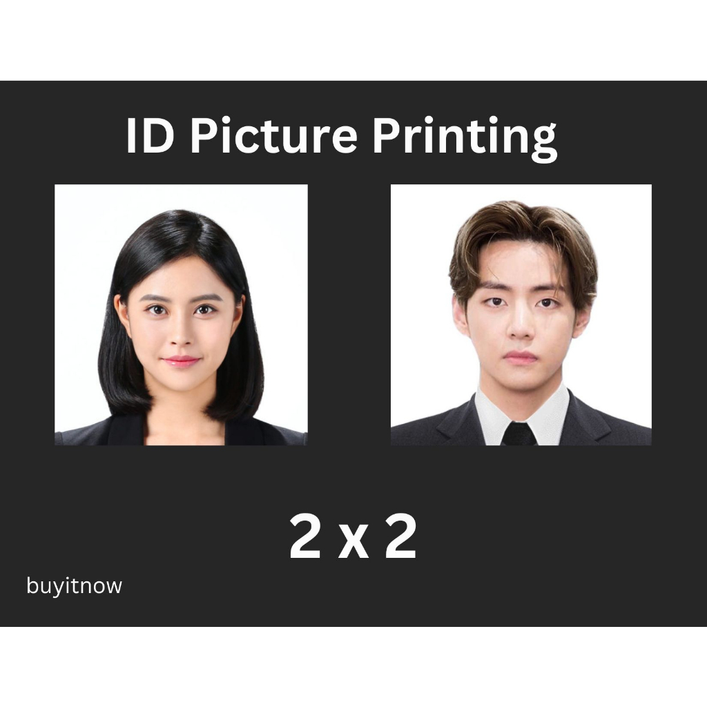 Cod Id Photo Print 1x1 2x2 Passport Size Per Piece Printing Only Satin Matte 260gsm Shopee 6984