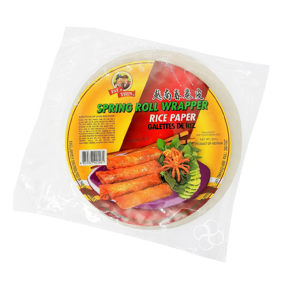 Fat & Thin Spring Roll Wrapper Rice Paper 250g Shopee Philippines