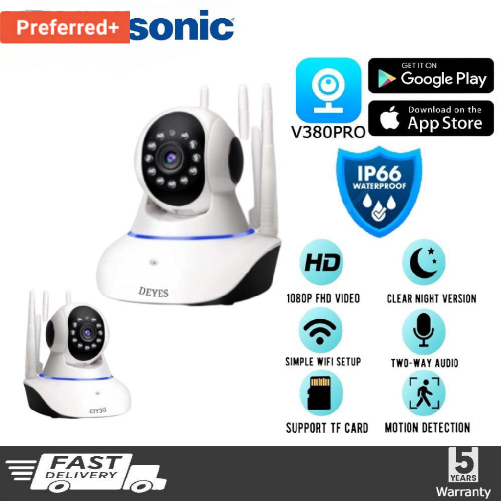CCTV Q9 Smart Net 1080P WiFi Wireless IP Home Security Camera with Auto