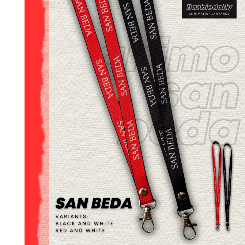 San Beda Minimalist Lanyard ID Lace | San Beda University