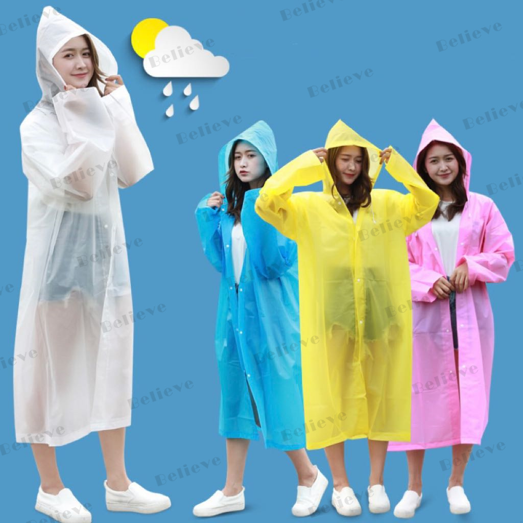 Thick emergency raincoat portable raincoat ball disposable poncho rain