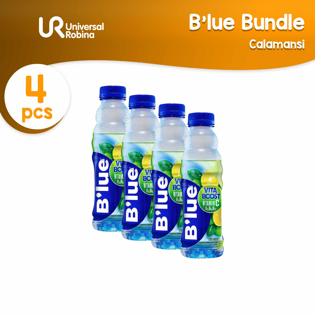 4 X B'lue Calamansi Flavored Vitamin Drink (500ml) | Shopee Philippines