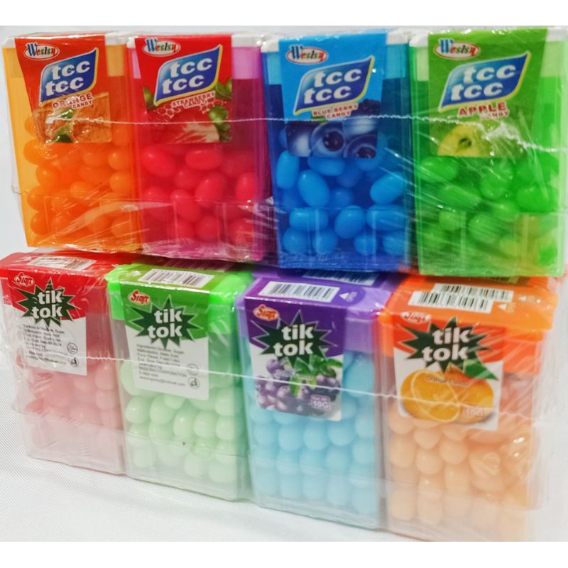 20 PIECES TCC/TIKTOK CANDY FRUIT FLAVORED CANDY Shopee Philippines