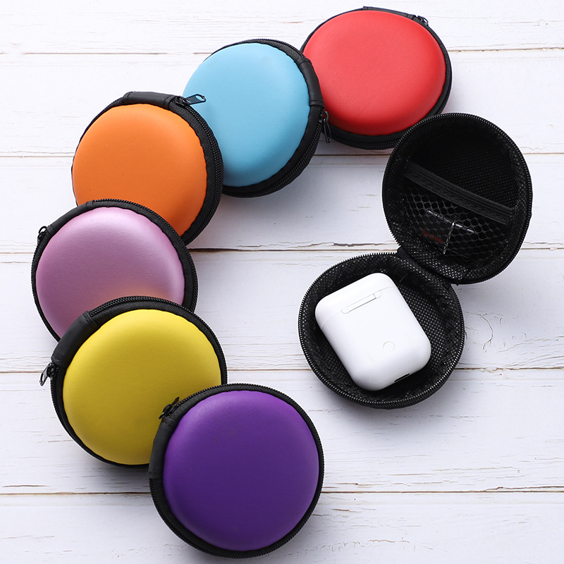 Portable Hard Headset Bag Earphone Case Coin Purse USB Cable Pouch ...