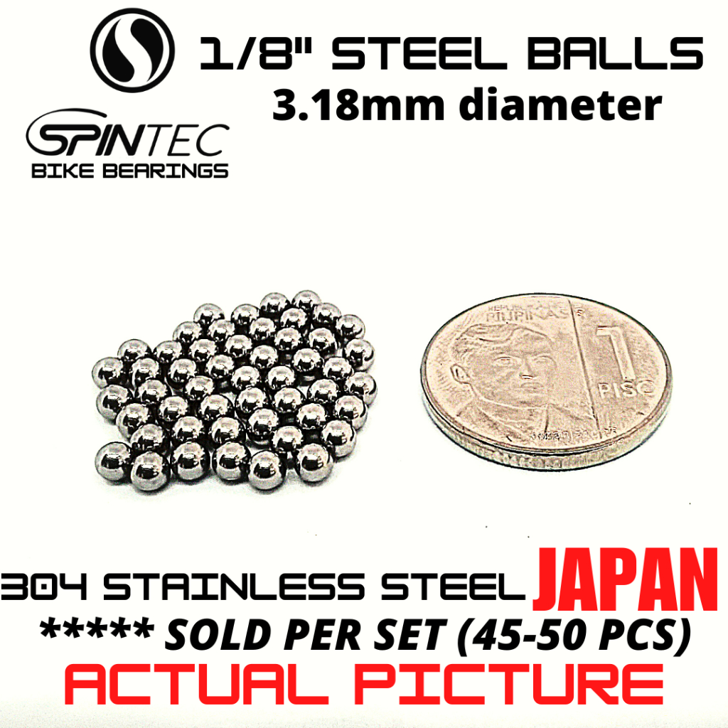 SPINTEC Loose Ball Bearings JAPAN for Shimano Free Hubs (SKU31818) Shopee Philippines