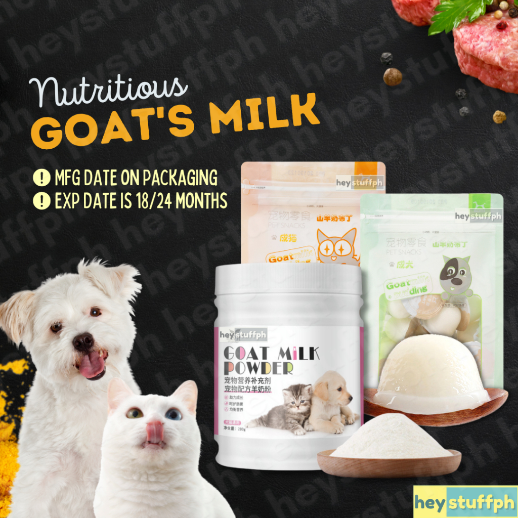 Goat's Milk Powder or Pudding Pet Treat for Dogs and Cats Shopee