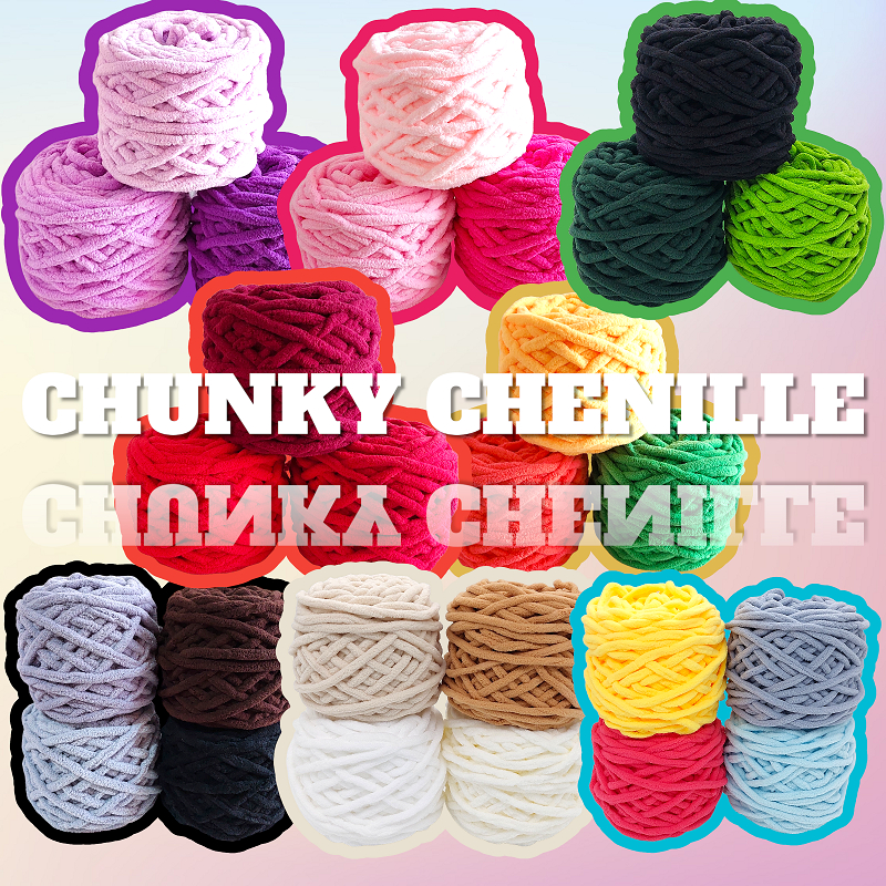 Yarns Art CHUNKY CHENILLE CROCHET YARN (2 of 2) Shopee Philippines