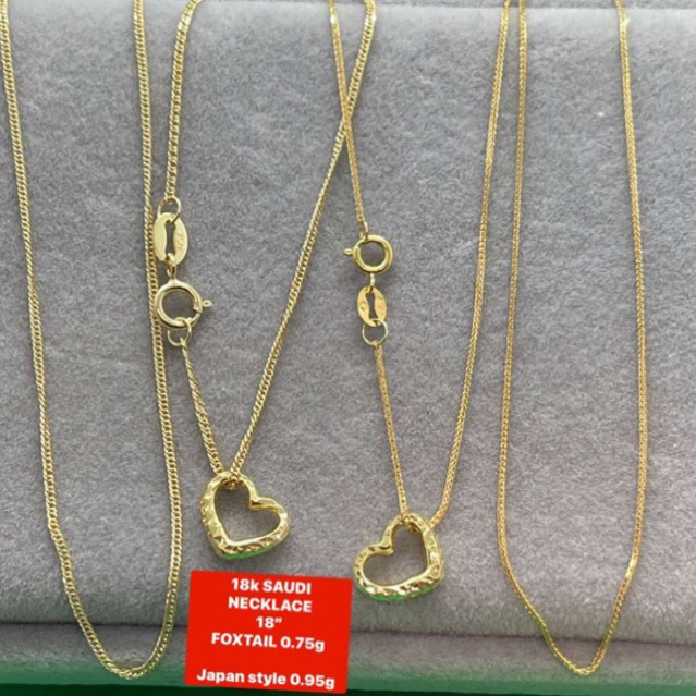 Gold hot sale foxtail chain