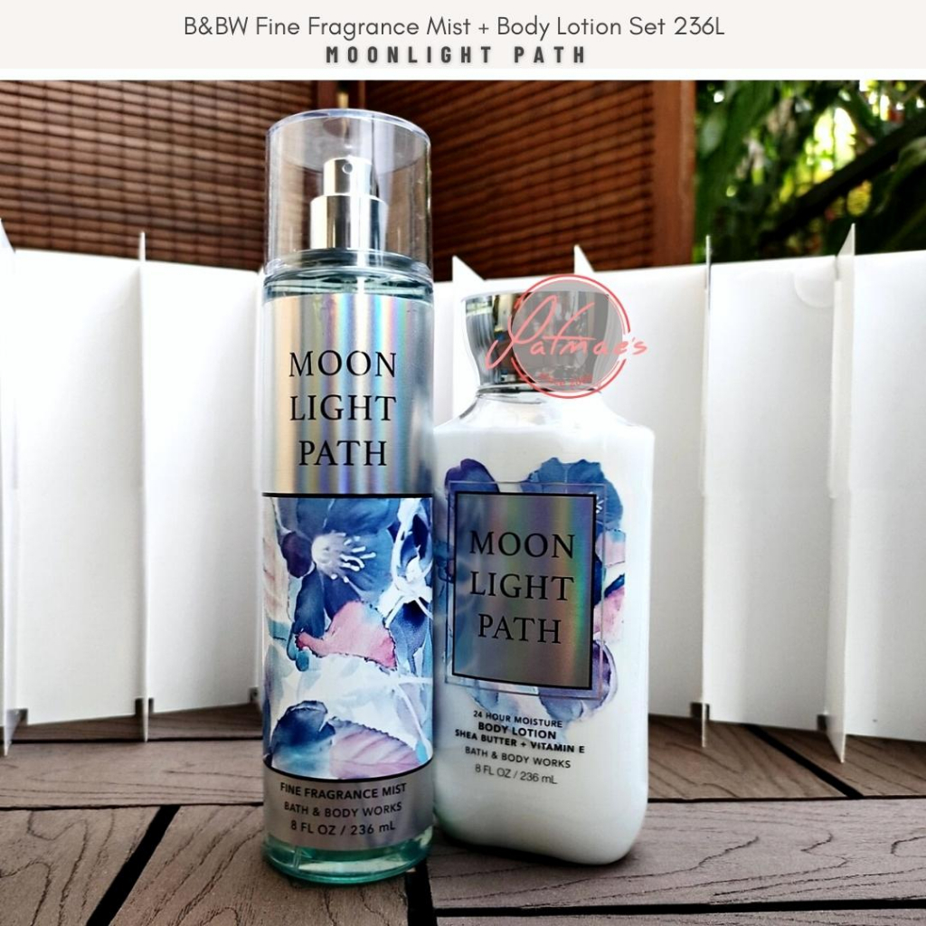 Bath & Body Works Moonlight Path Fragrance Mist and Body Lotion 236mL