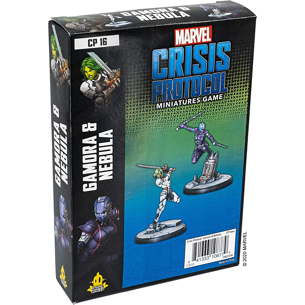 Marvel Crisis Protocol Gamora and Nebula CHARACTER PACK | Shopee ...