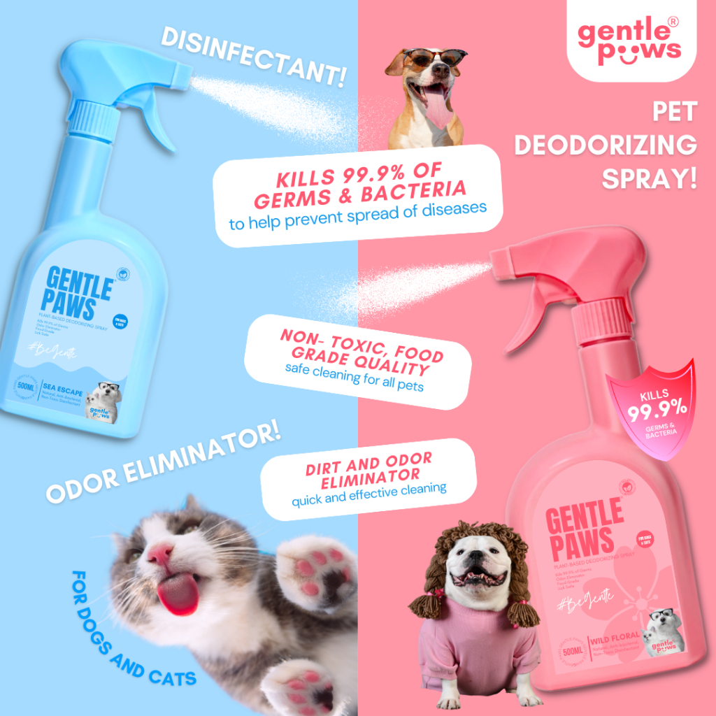 Luscious 500ml Gentle Paws Pet Natural Organic Plant Based Deodorizing