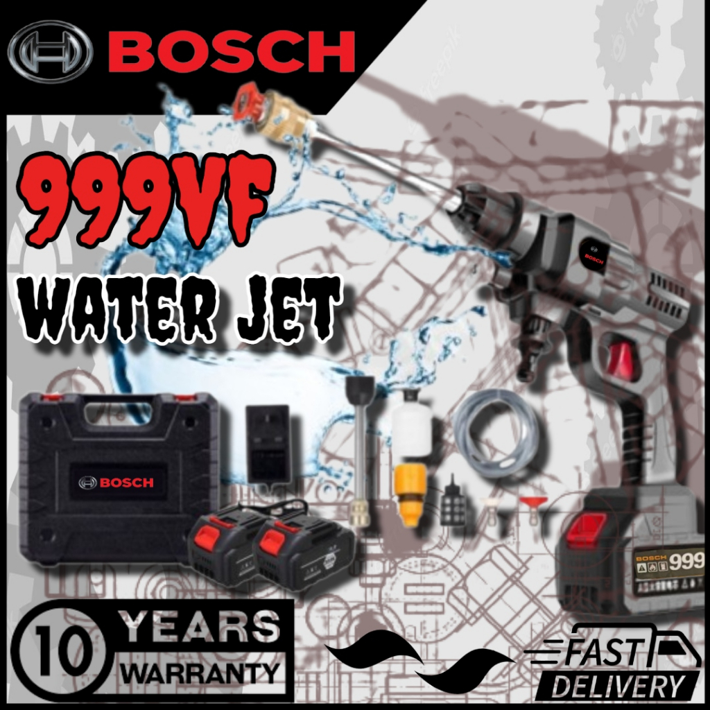 Bosch 999VF Cordless Water Jet Portable Car Wash High Pressure Water