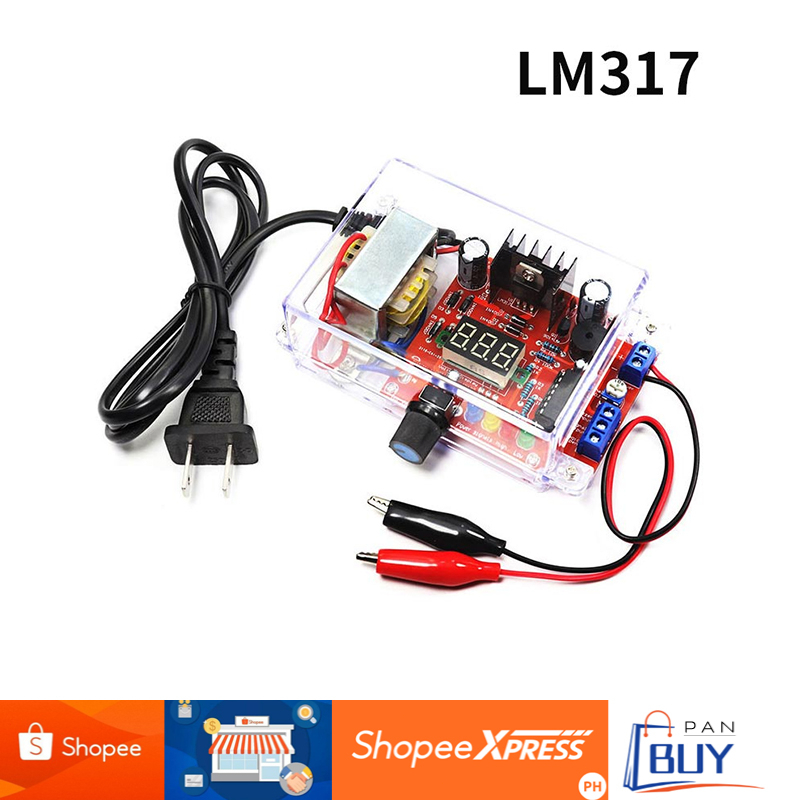 LM317 Adjustable Voltage Regulated Power Supply DIY Kit AC 220V to DC 1