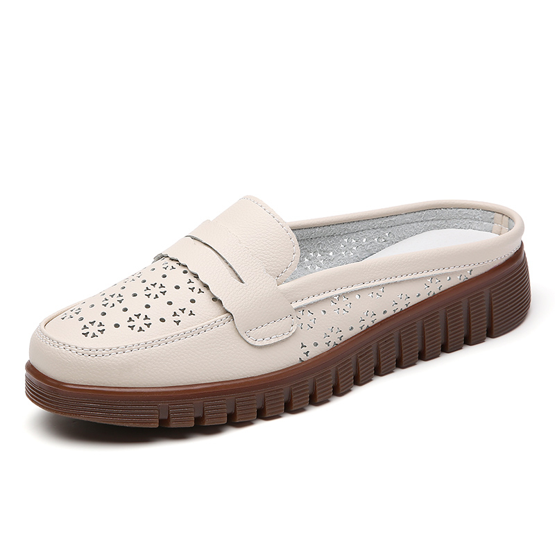 Breathable Hollow Out Loafers Women Light Comfort Slip-on Pregnant ...