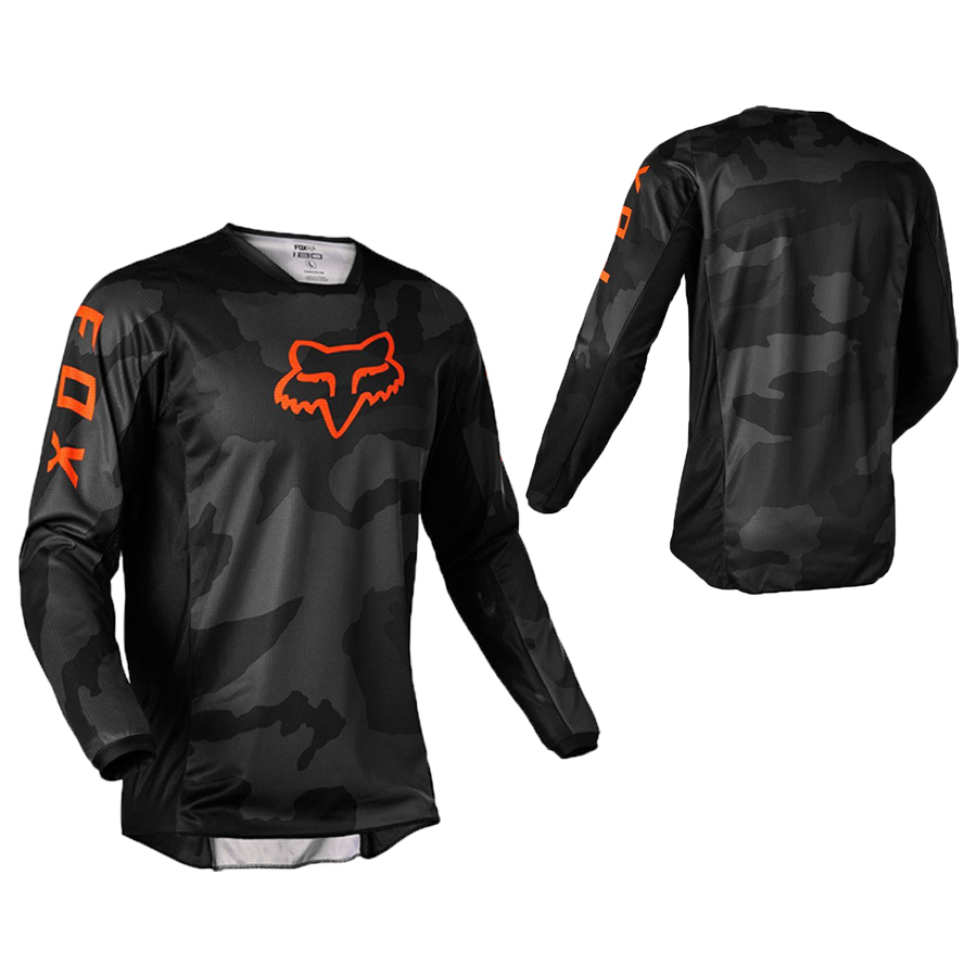 Fox Racing Blackout Jersey – Size M – Men's Offroad Cycling Shirt (Black)