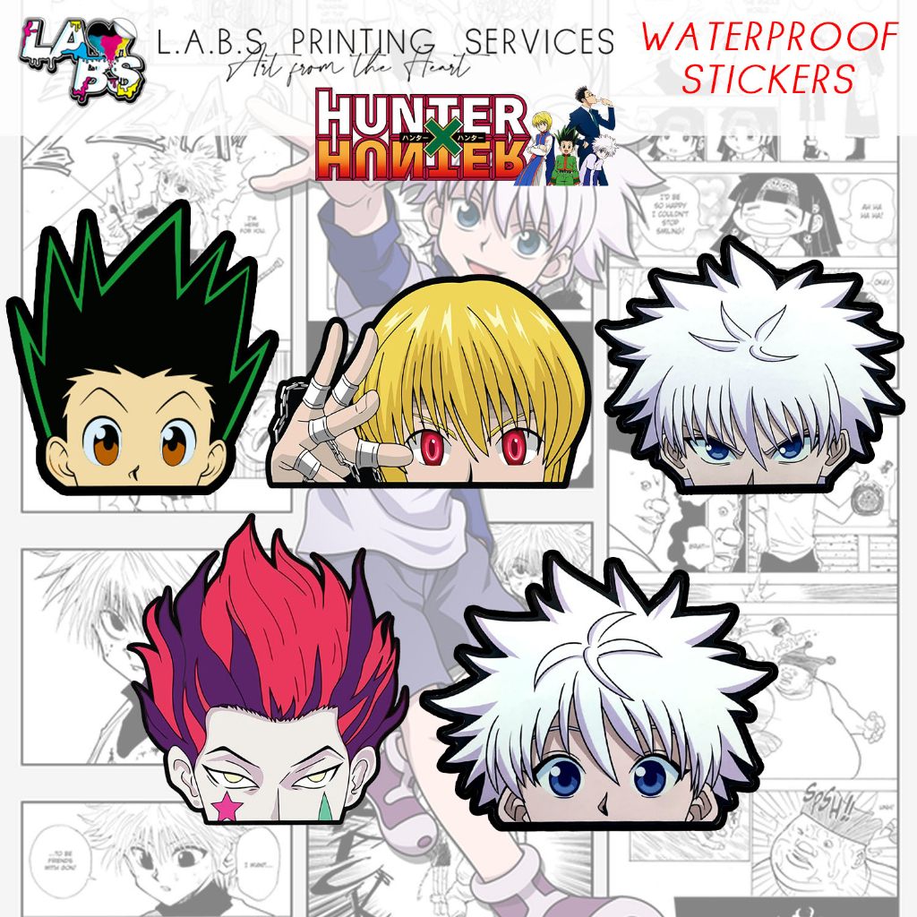 Hunter X Hunter Peeker Anime Sticker Anime 