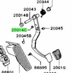 clutch pedal bushing mitsubishi lancer itlog pizza cedia evo Shopee