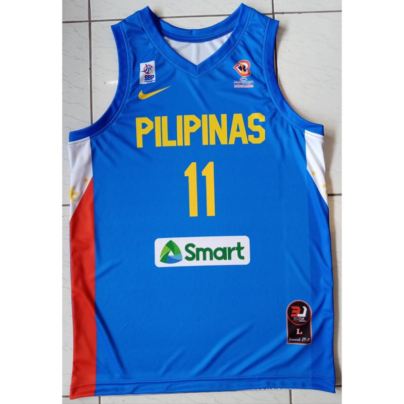 GILAS PILIPINAS JERSEY/ FREE CUSTOMIZE NAME & Number/ FULL SUBLIMATION ...