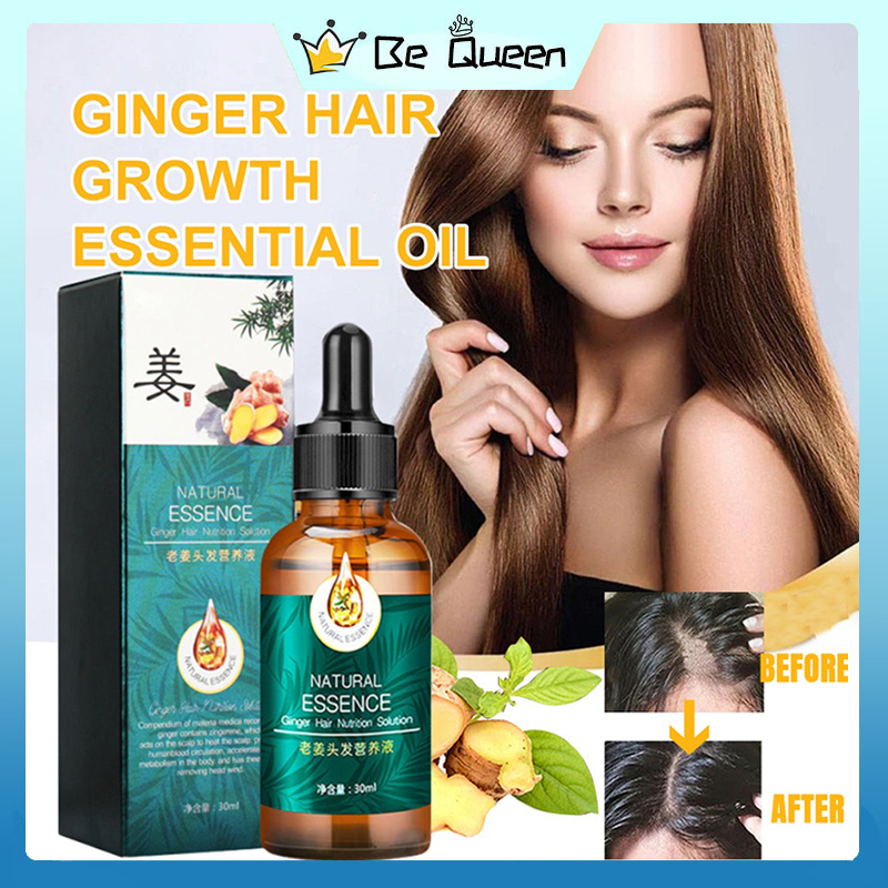 Hair Growth Serum Ginger Hair Care Essence AntiHair Loss Fast Hair