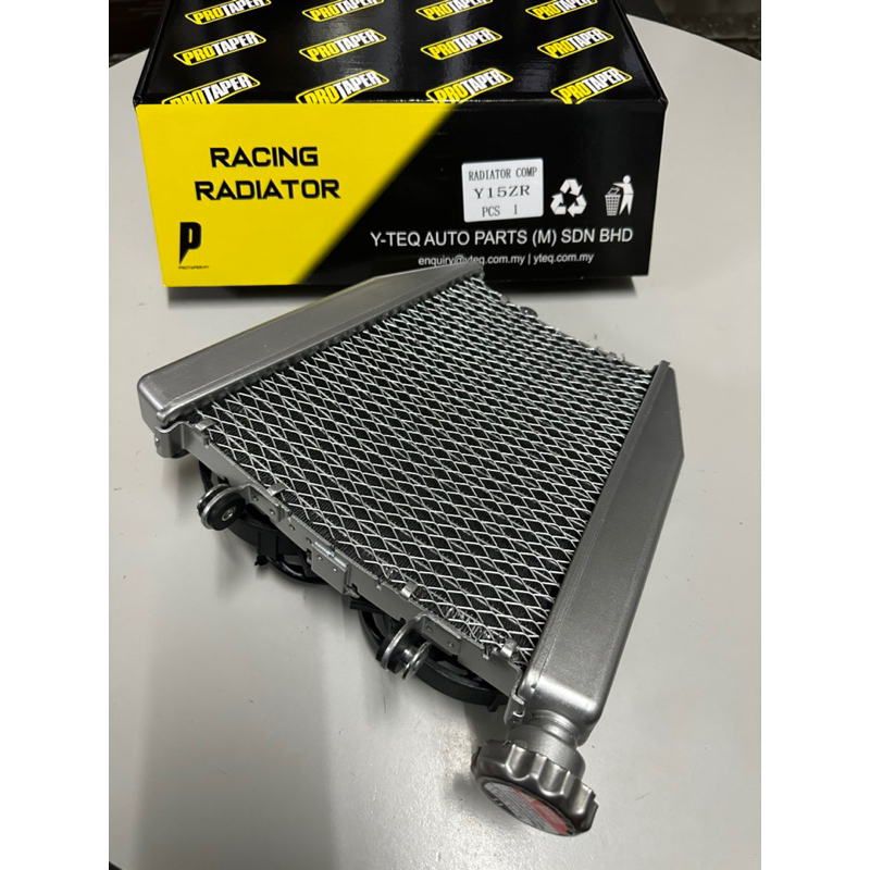 PROTAPER BIG RADIATOR ASSY CURVE w/ DUAL BLOWER FAN FOR SNIPER 150 V1 ...