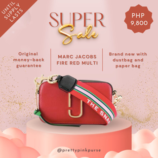 Marc Jacobs Snapshot Camera Bag In Fire Red Multi