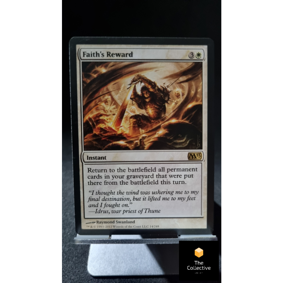 Magic the Gathering - MTG Card Game - Faith's Reward - M13 [WHITE ...