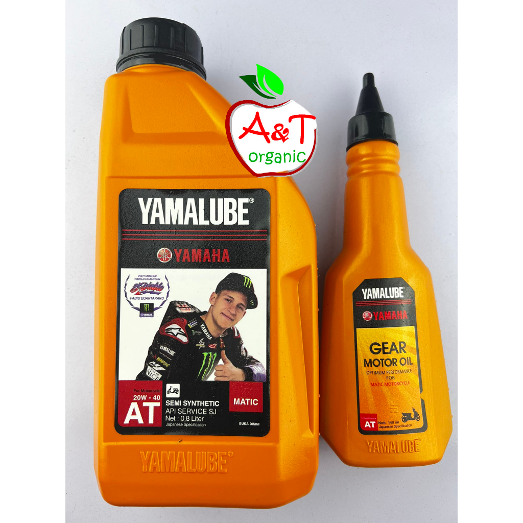 Genuine Yamalube from Indonesia SemiSynthetic Engine Oil 0.8L & Gear
