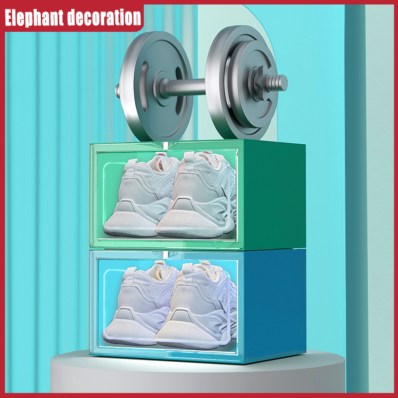 Shoe box plastic foldable shoe rack organizer storage shoes box Drawer