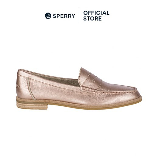 Rose gold penny loafers clearance