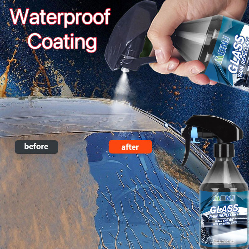 Windshield Rainproof Spray Car Glass Ceramic Coating Hydrophobic Coating Glass Coating Shopee