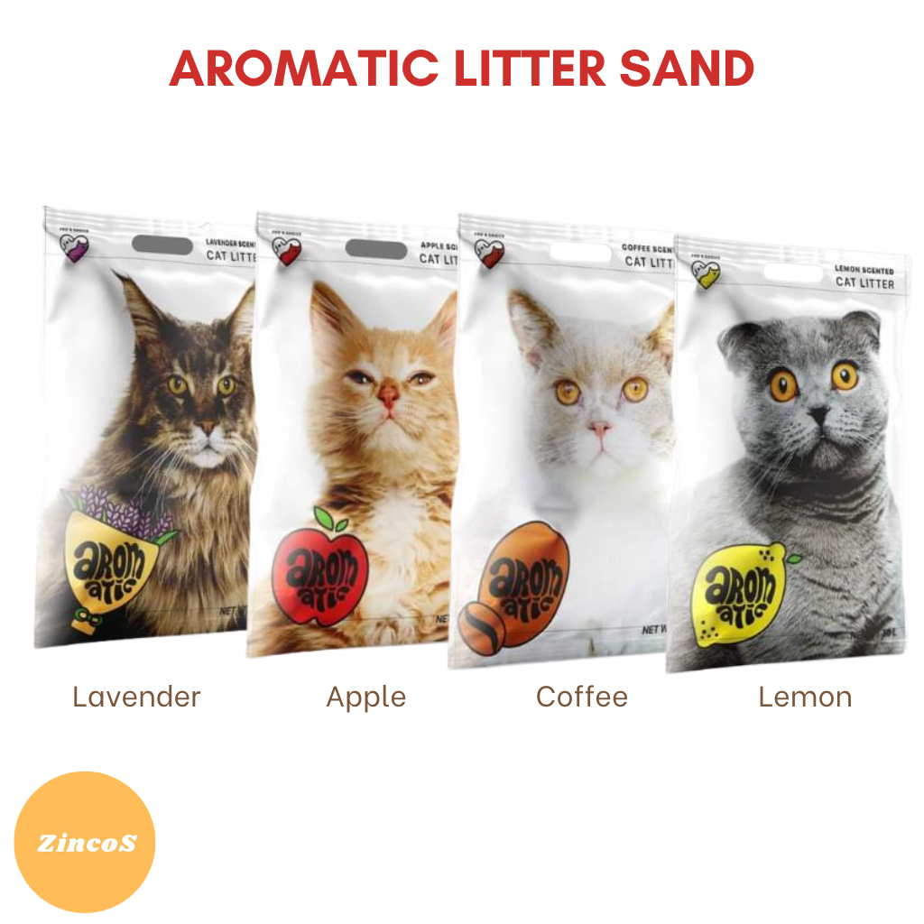 Aromatic / Petline / Kitty Elite Premium Bentonite Cat Litter Sand 10L