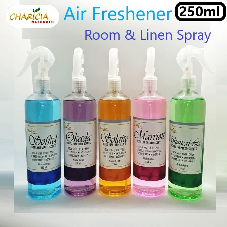 Air Freshener Room & Linen Spray (250ml) Disinfectant Deodorizer ...