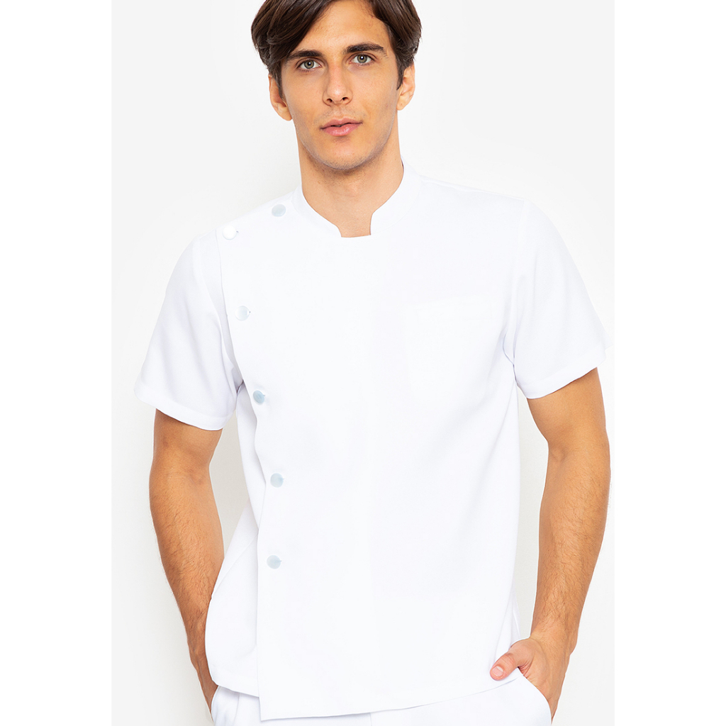 INTAL NURSE MALE WHITE Premium Quality Uniform Set High Quality Made