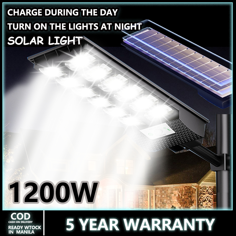 Solar Street Light 1200W Solar Light Outdoor Waterproof Solar LED