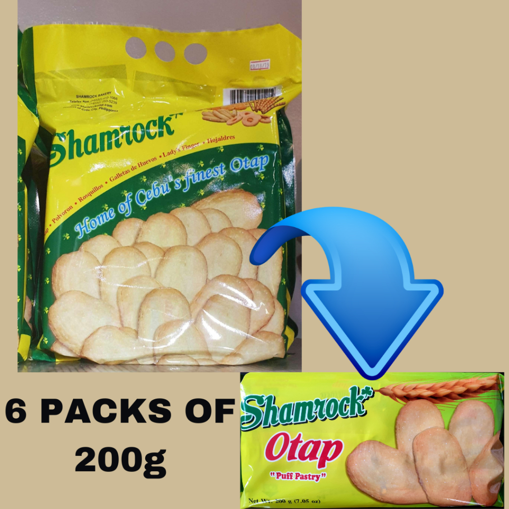 Cebu's Best Shamrock Otap in a Travel box (10packs of 190g) & (6packs ...