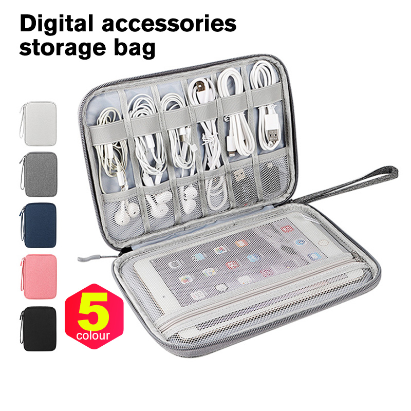 Travel Gadget Organizer USB Cable Bag Portable Organizer Pouch Travel Gadget Pouch Travel