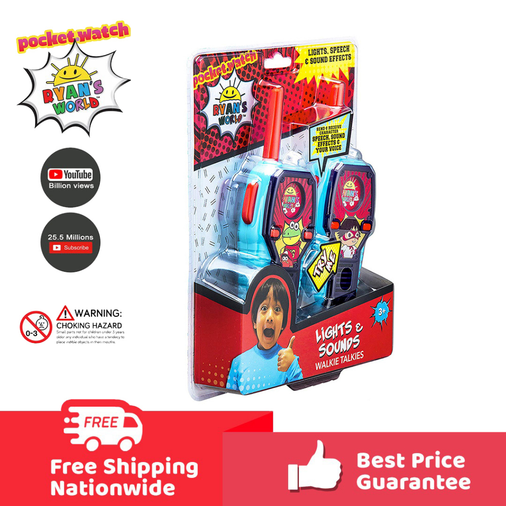 Ryan's world walkie talkie sales