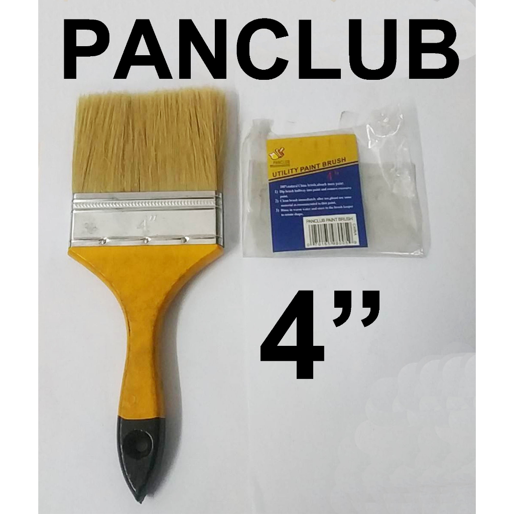 PANCLUB PAINT BRUSH 4" PAN CLUB WHITE BRISTLE ...